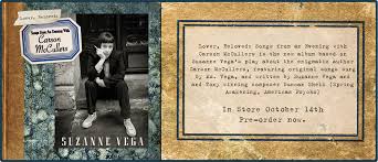 &laquo;&nbsp;Lover, Beloved: songs from an Evening with Carson McCullers&nbsp;&raquo;, nouvel album de Suzanne&nbsp;Vega
