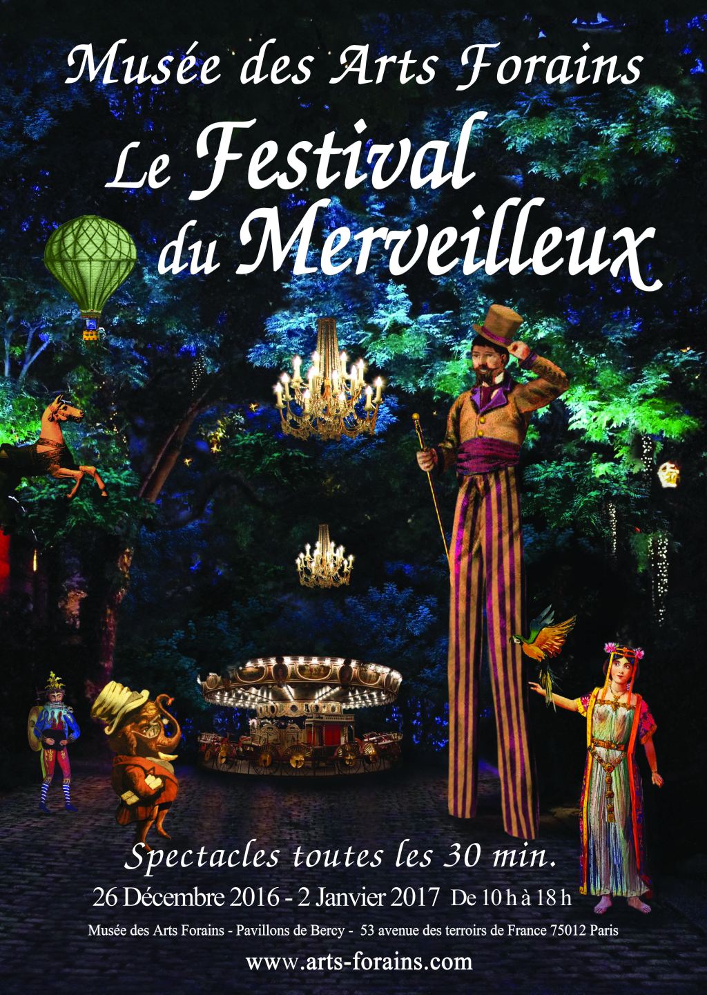 LES PAVILLONS DE BERCY, MONDE MERVEILLEUX DES ARTS&nbsp;FORAINS