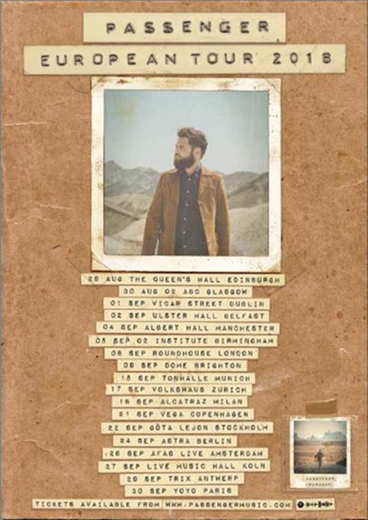 Passenger, nouvel album « Runaway&nbsp;»