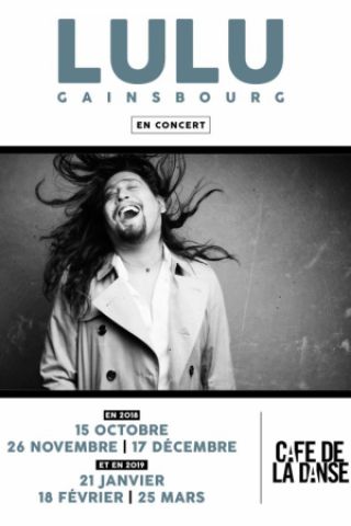 Lulu Gainsbourg en concert au Café de la&nbsp;danse