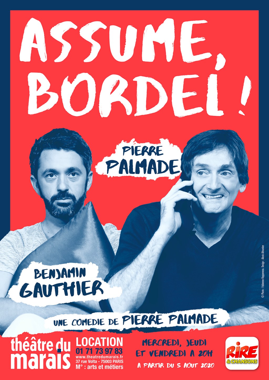 « Assume, bordel ! », une création de Pierre Palmade, au théâtre du&nbsp;Marais