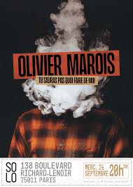 Olivier Marois en concert au Solo Théâtre : &laquo;&nbsp;Tu sauras pas quoi faire de moi&nbsp;&raquo;
